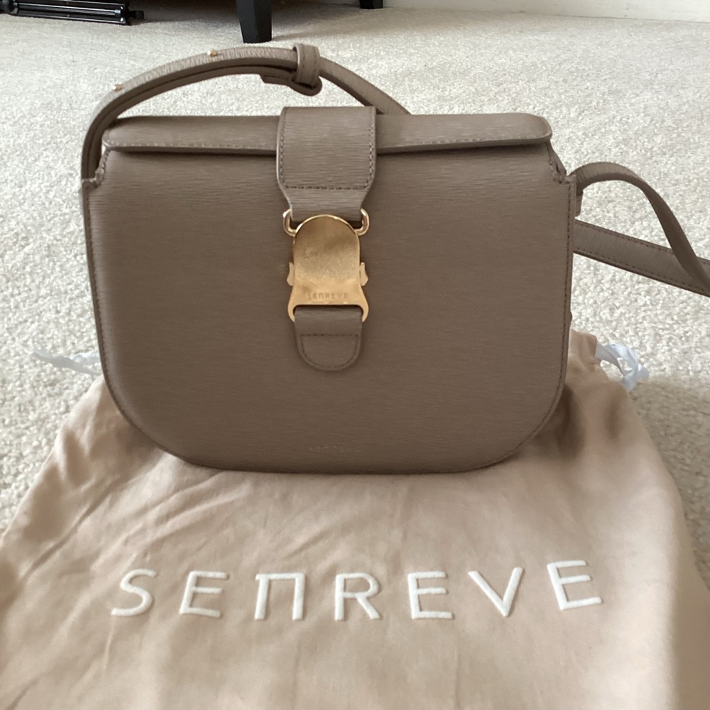 Senreve Cadence Crossbody Vegan Terra in Sand (New, never used)
